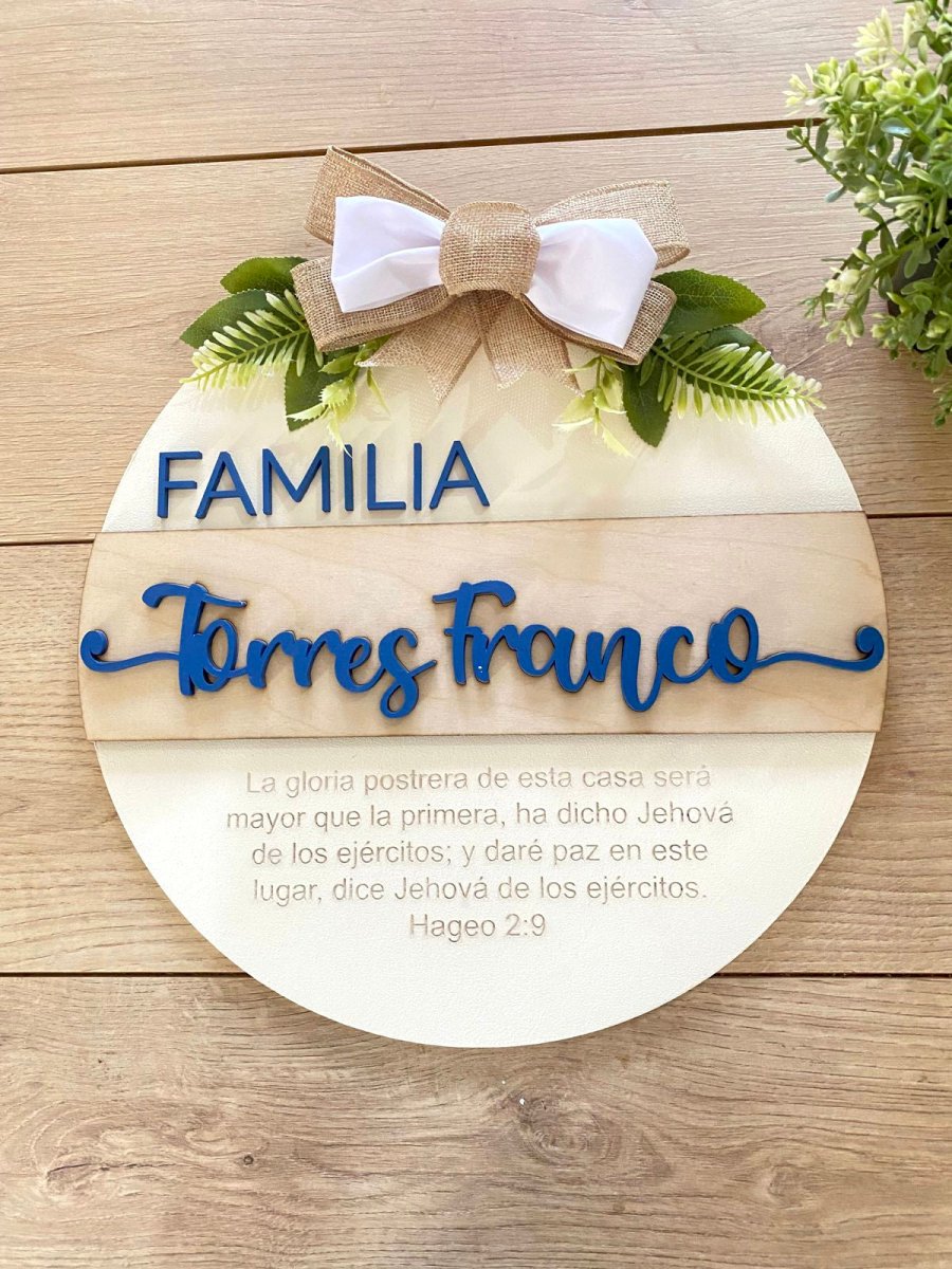 Happy Family Welcome Home Door Hanger - Felt Craft RD