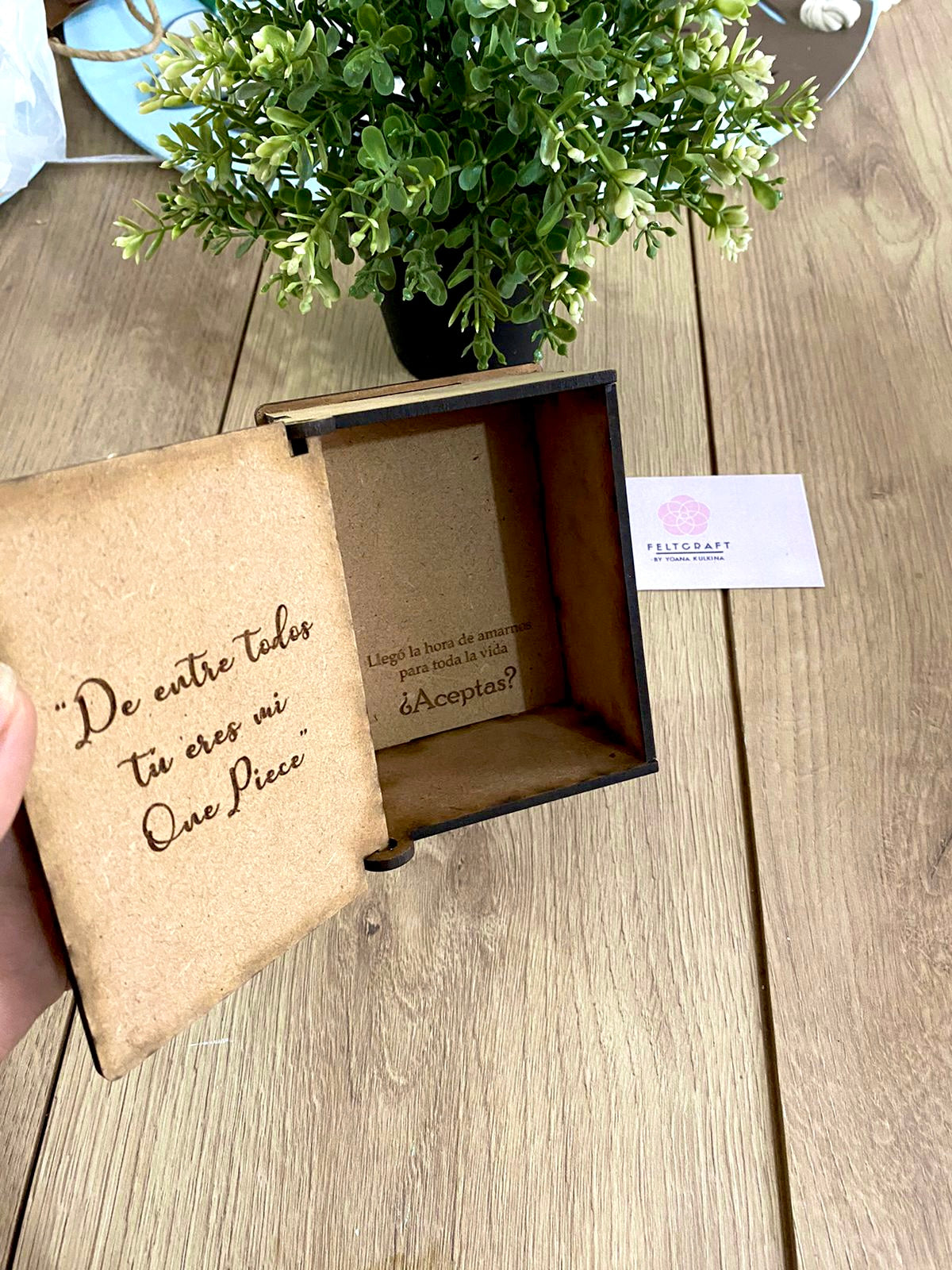 Proposal Customize engraved gift box