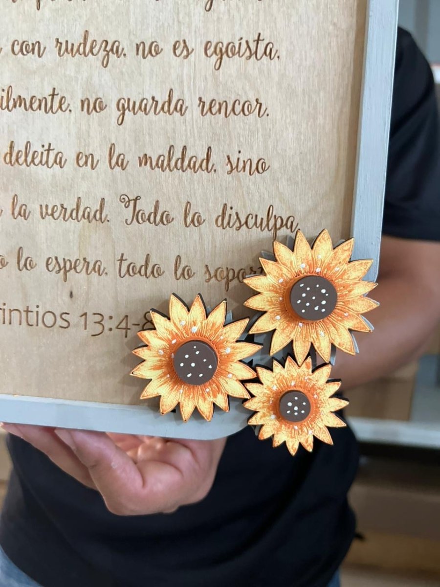 Letrero amor personalizado madera - Felt Craft RD