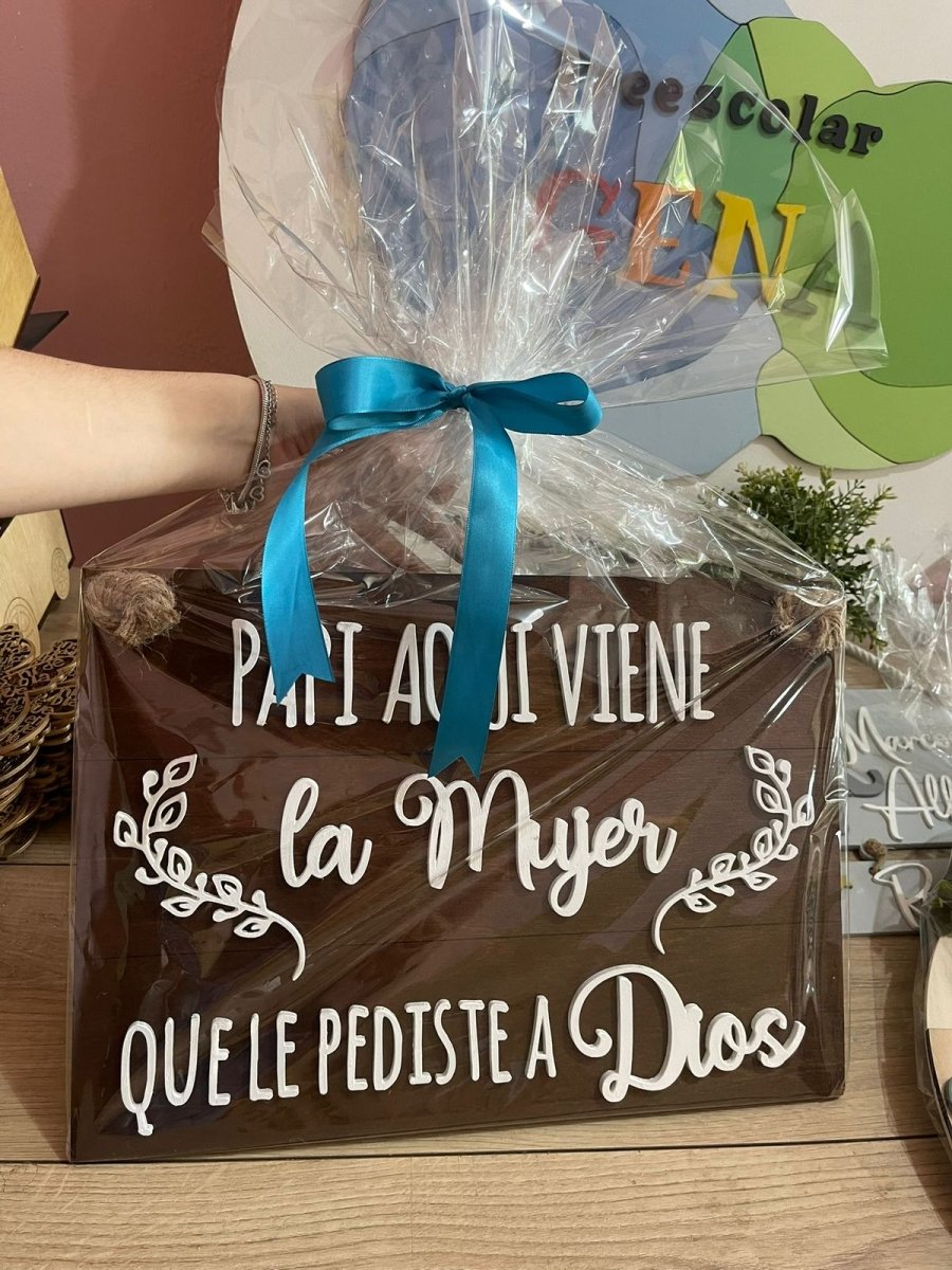 Letrero esposa mujer personalzado - Felt Craft RD