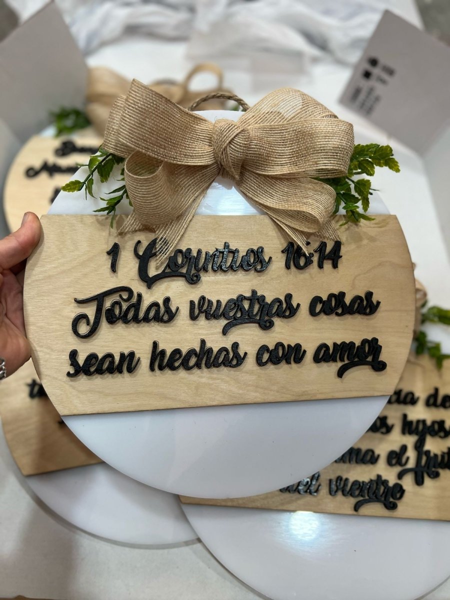 Letteros cristianos personalizados - Felt Craft RD