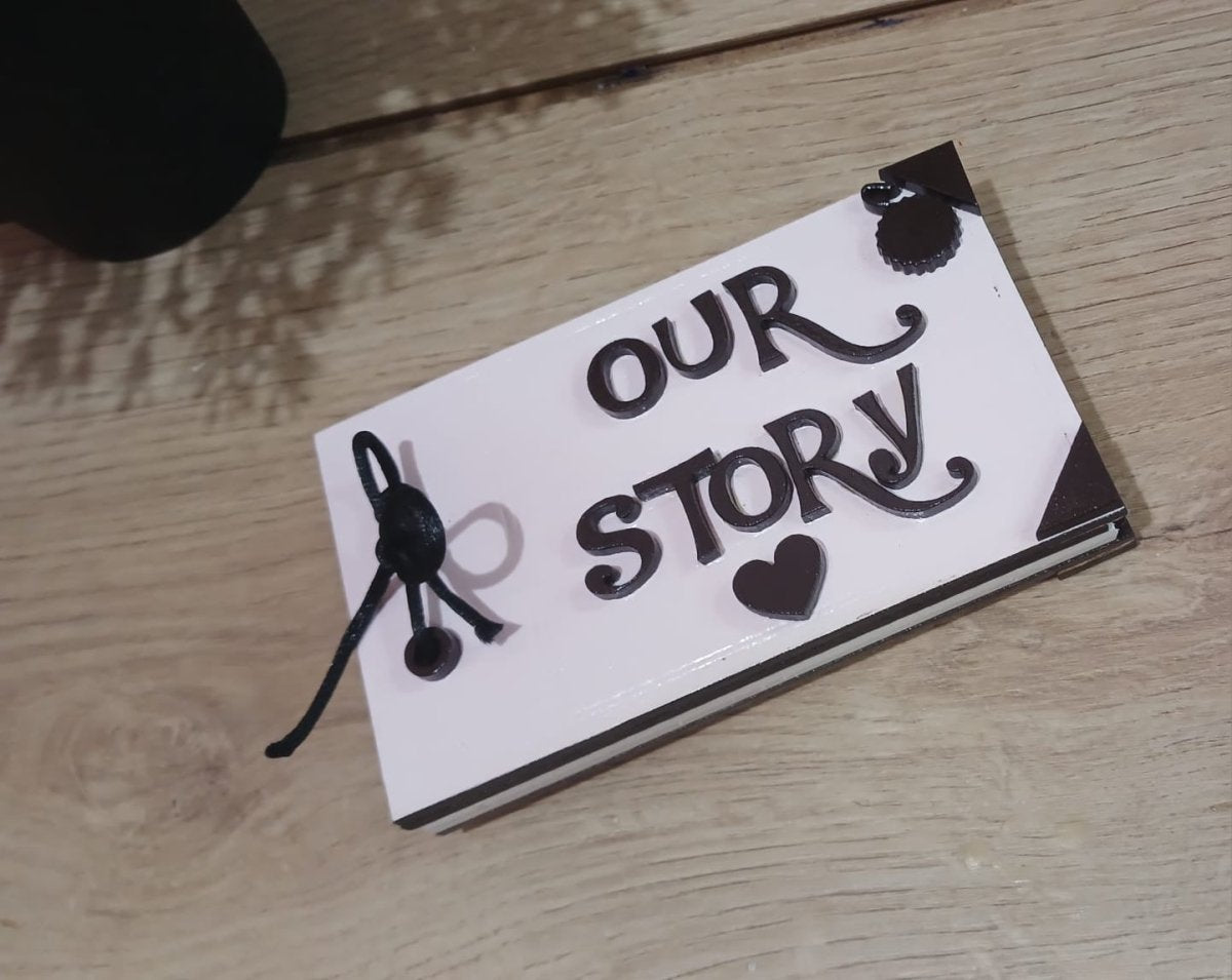 Libreta madera perzonalizada historia - Felt Craft RD