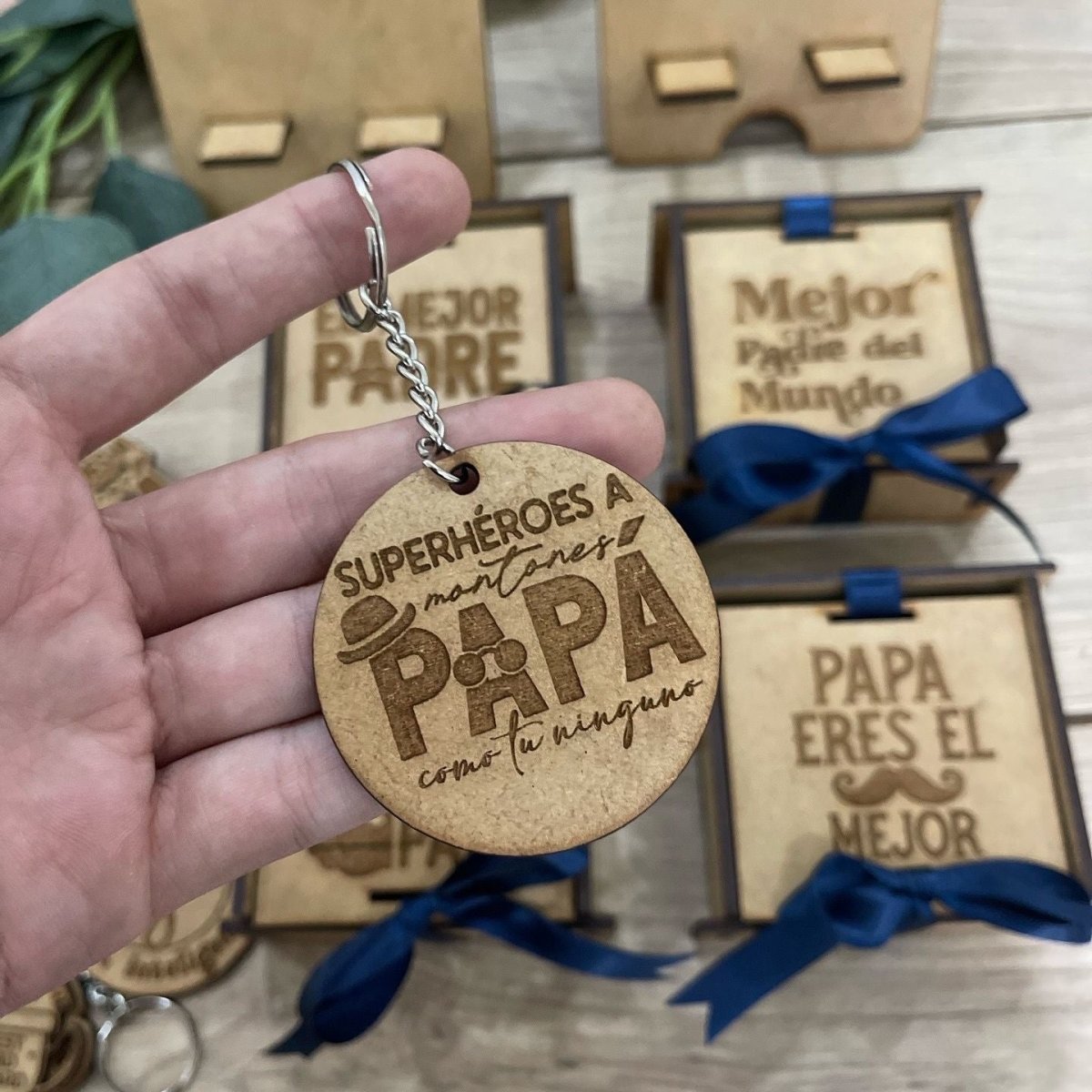 Llavero detalle dia del padre personalizado regalo original - Felt Craft RD