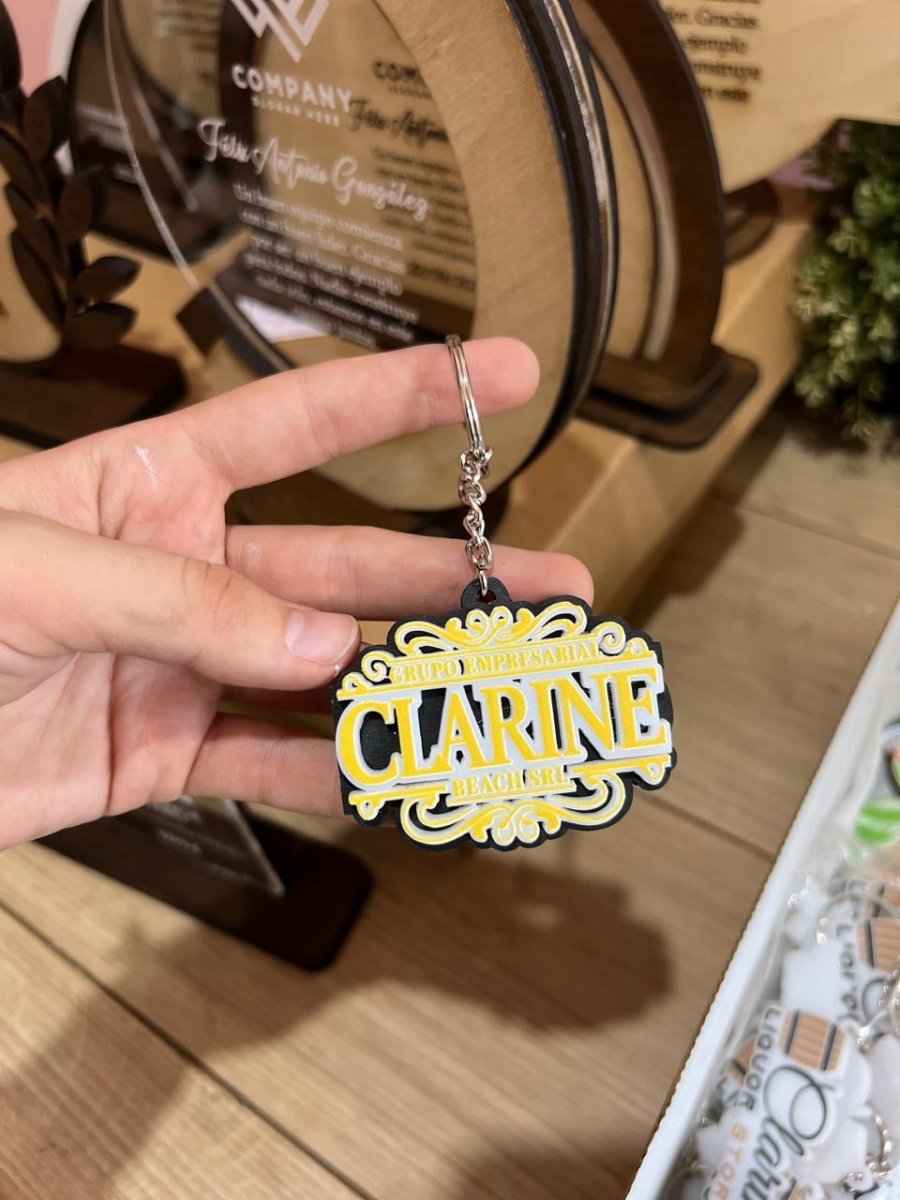 Impresión DTF en llaveros personalizados