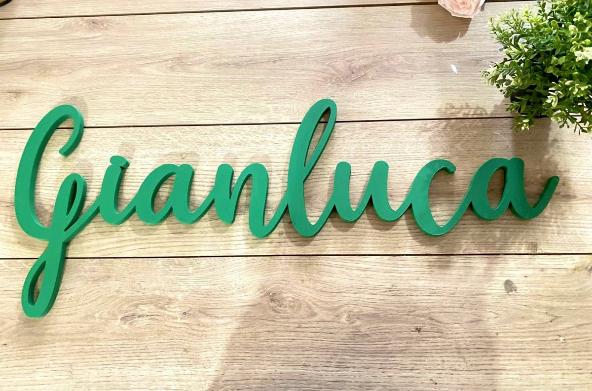 Nombre en madera habitacion bebe - Felt Craft RD