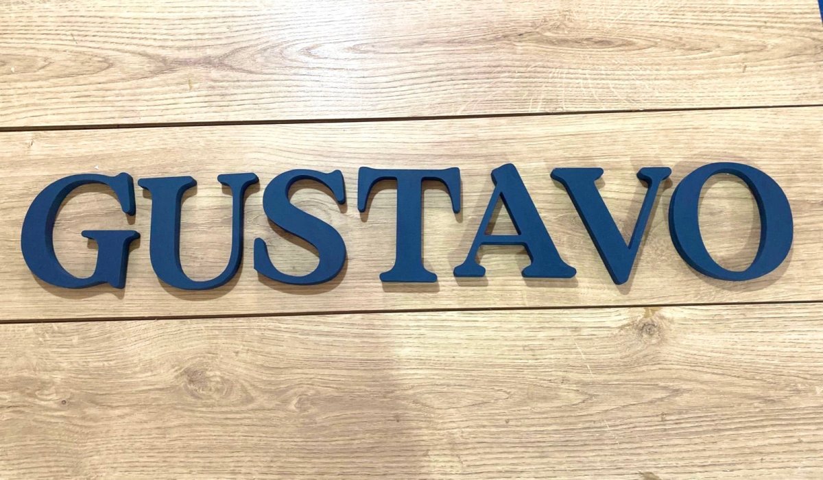 Nombre en madera personalizado pared bebe - Felt Craft RD