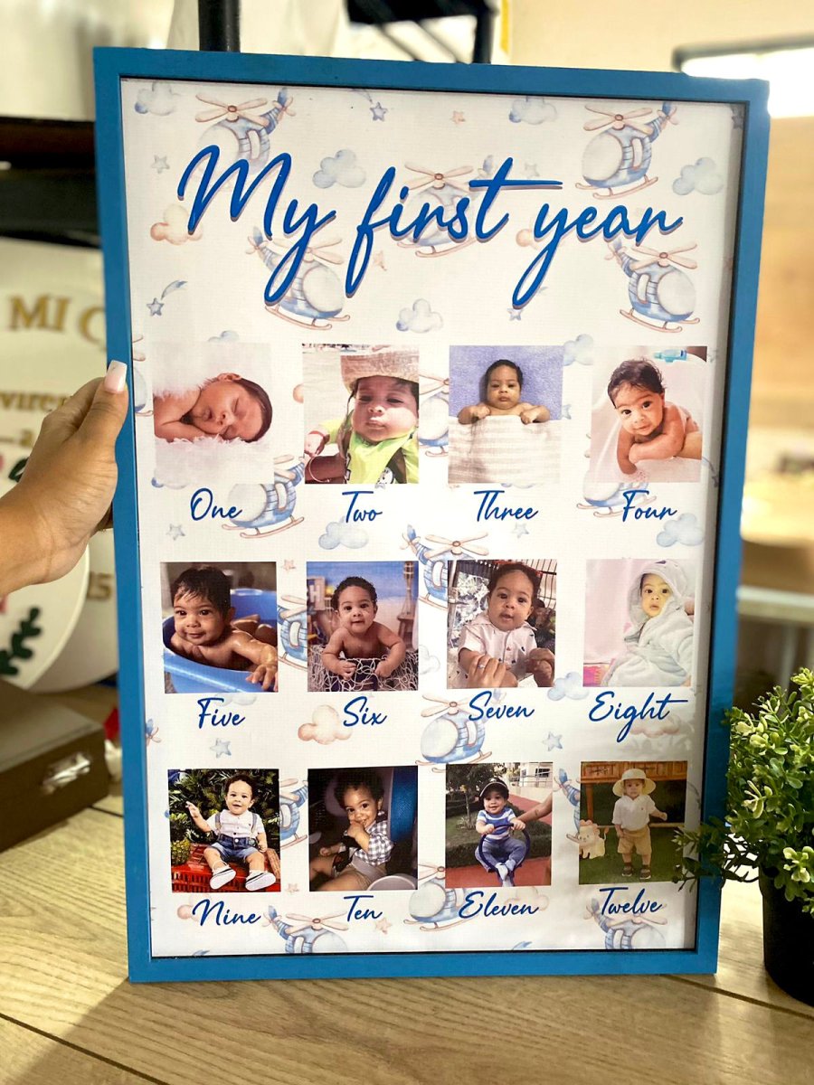 Marco timeline para mostrar crecimiento del bebé