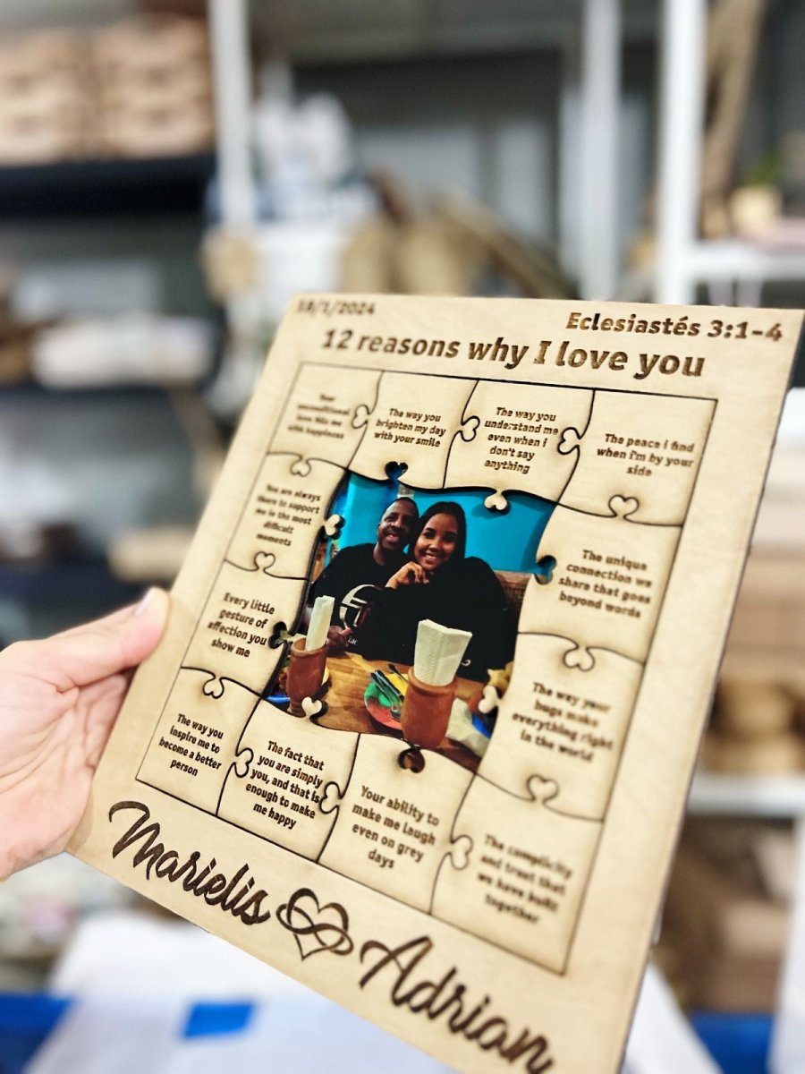 Portaretrato personalizado en madera regalo - Felt Craft RD