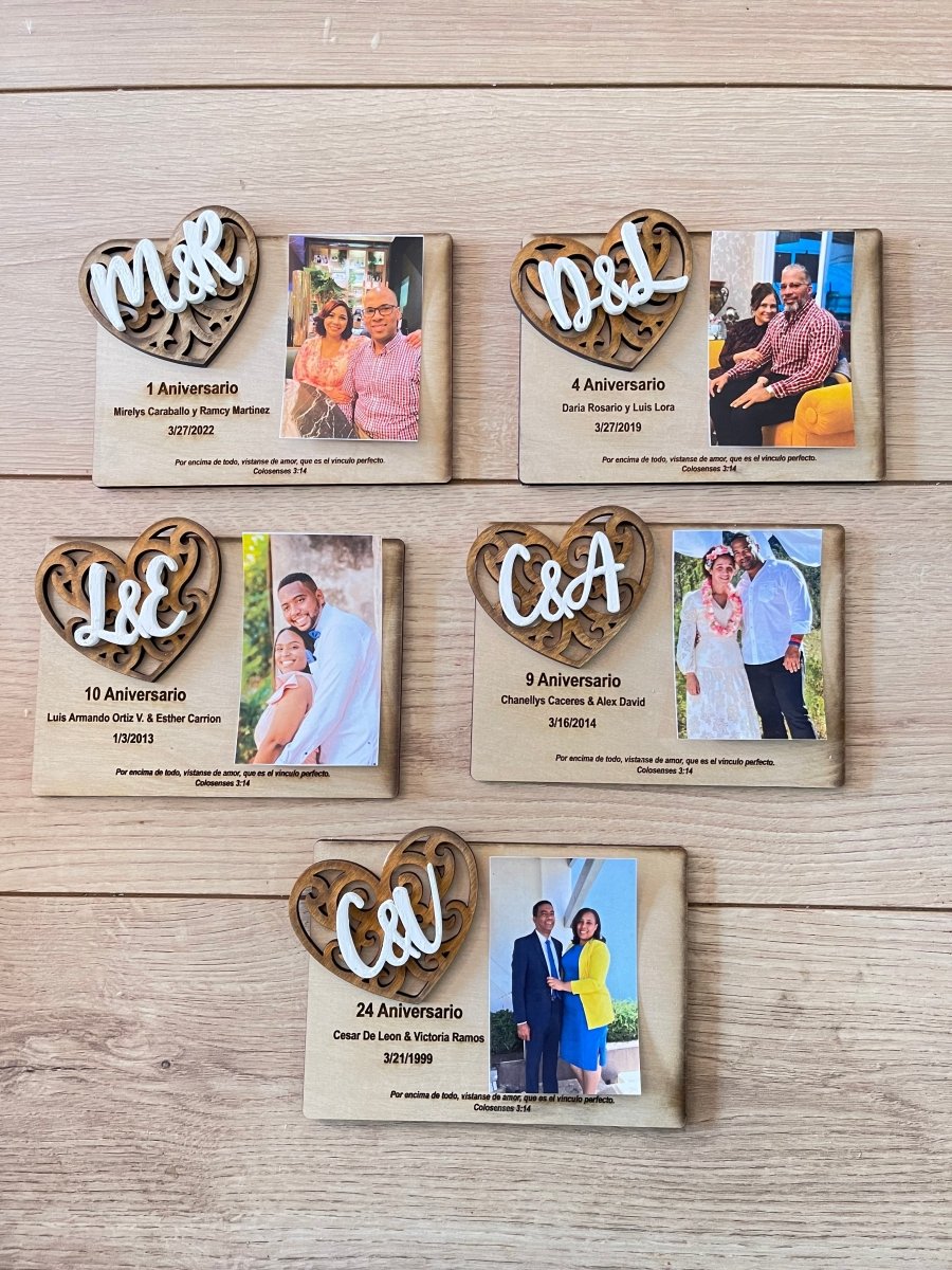 Portarretrato artesanal con diseño personalizado