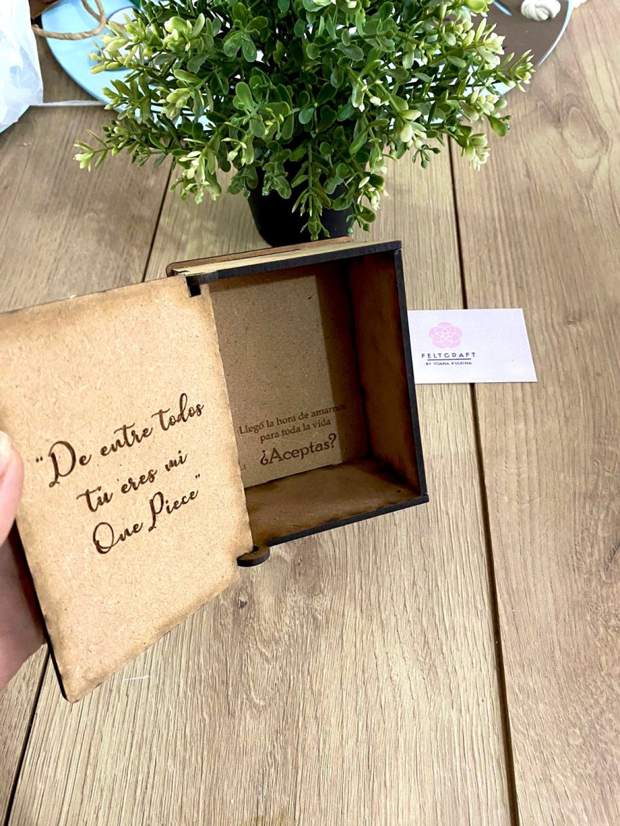 Proposal Customize engraved gift box - Felt Craft RD