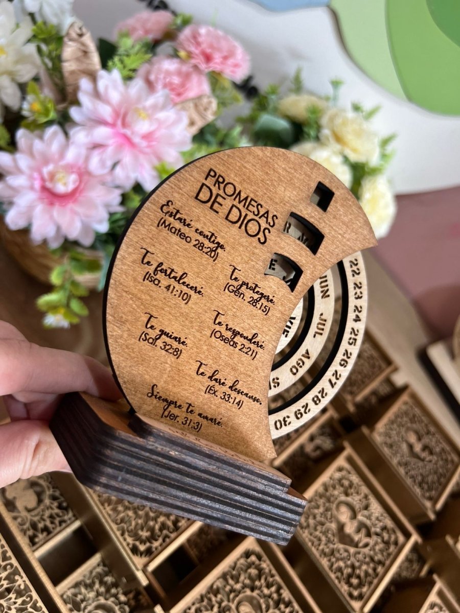 Regalo calendario madera personalizado - Felt Craft RD
