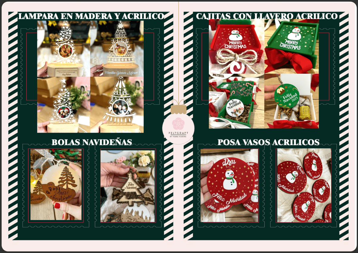 Regalos promocionales en madera y acrílico santo domingo - Felt Craft RD