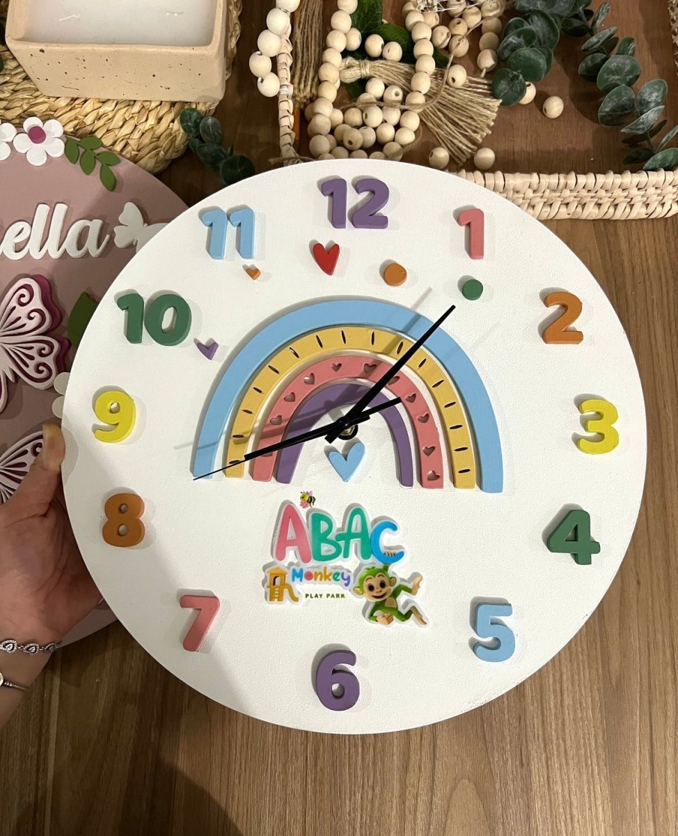 Relog de pared personalizado madera - Felt Craft RD