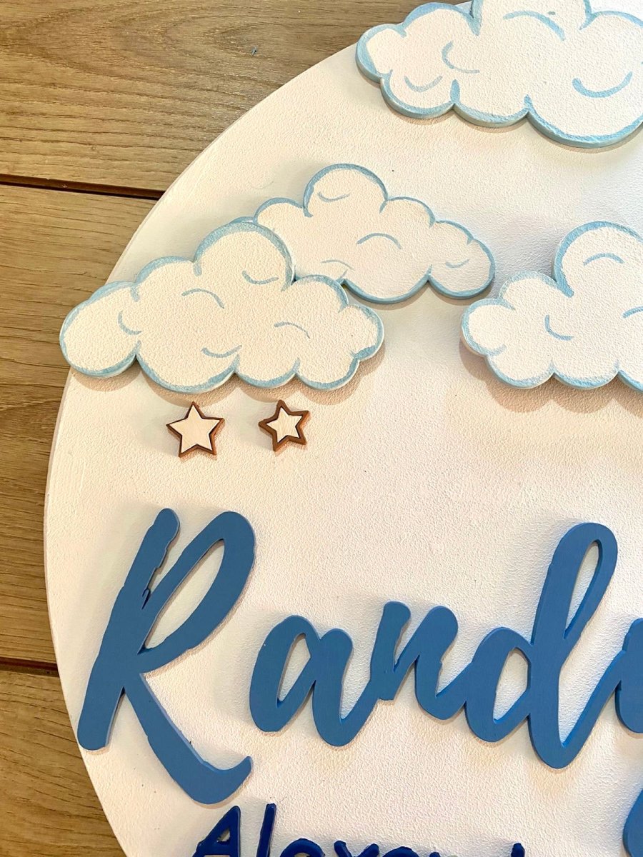 Decoración temática safari para cuarto de bebé.