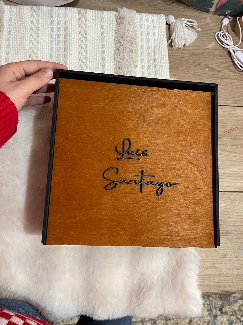 souvenir caja madera personalizado boda