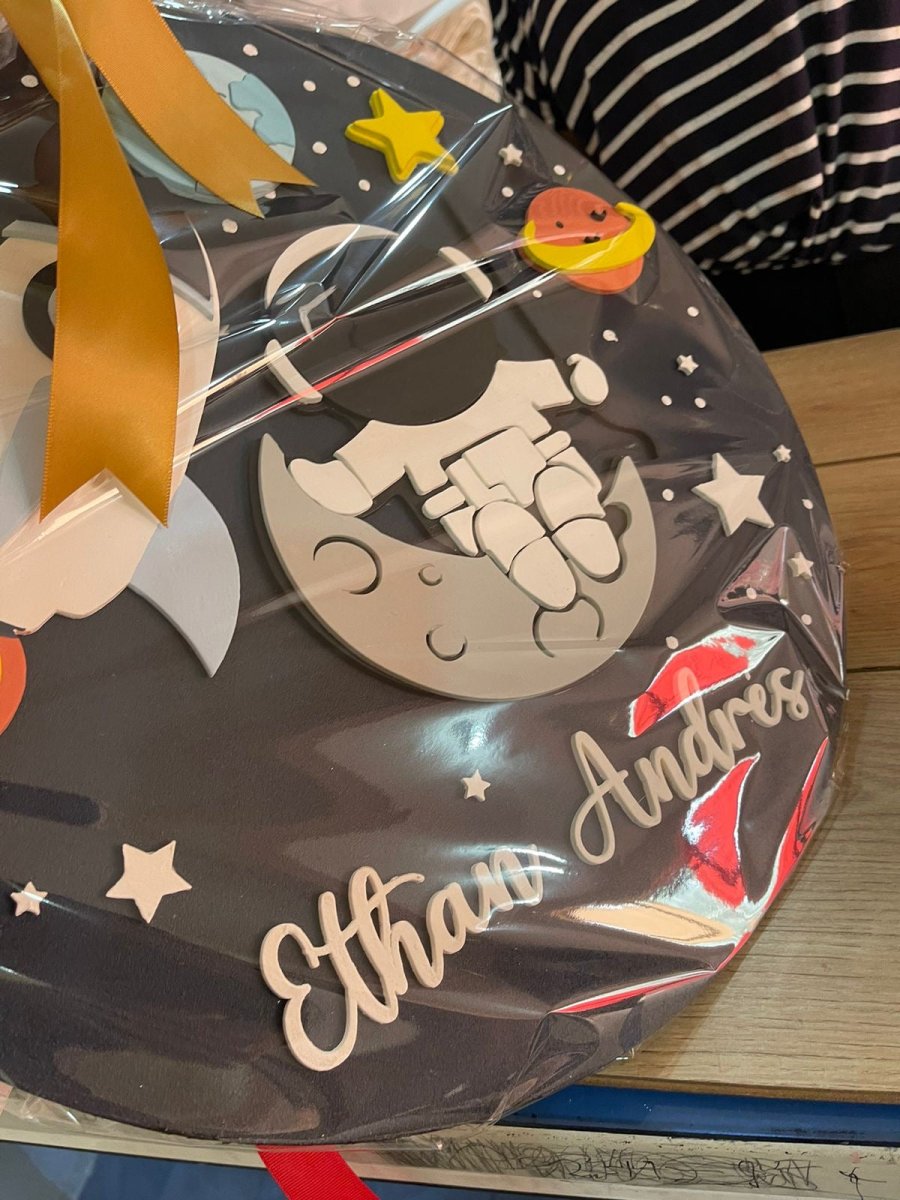 Space themed nursery Baby Boy Wall Hanging - Felt Craft RD