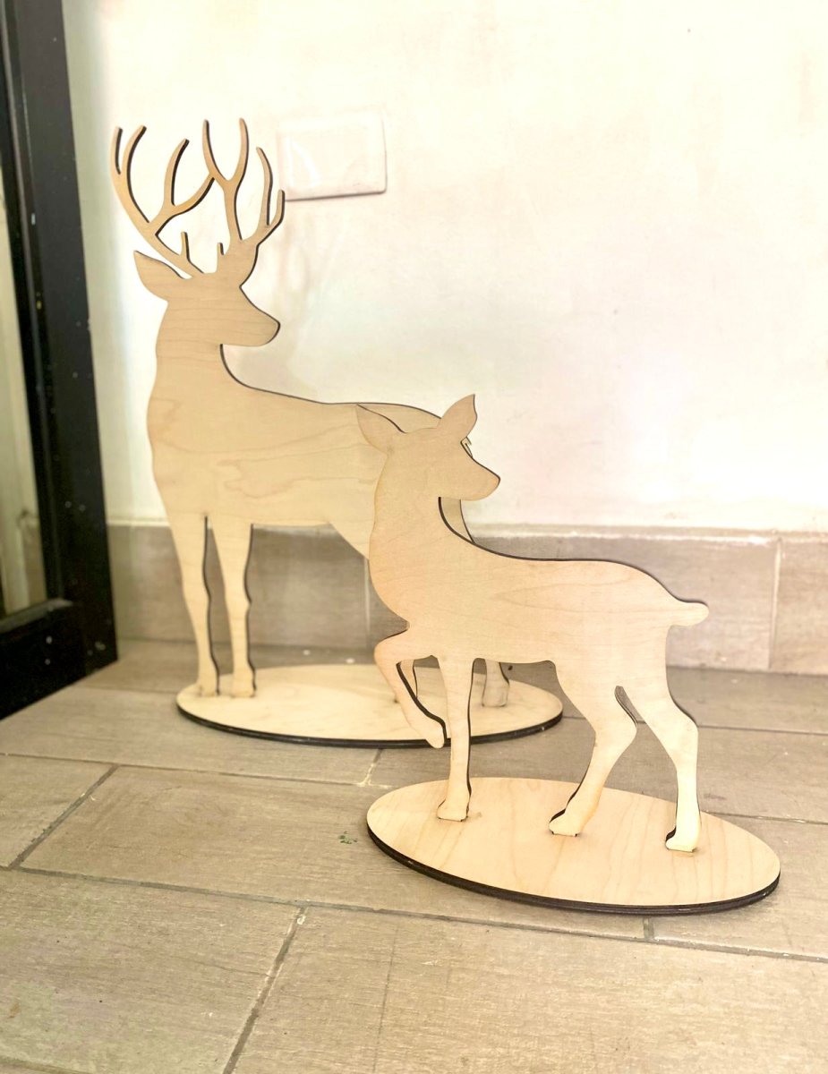 Stand ciervos Navideños - Felt Craft RD