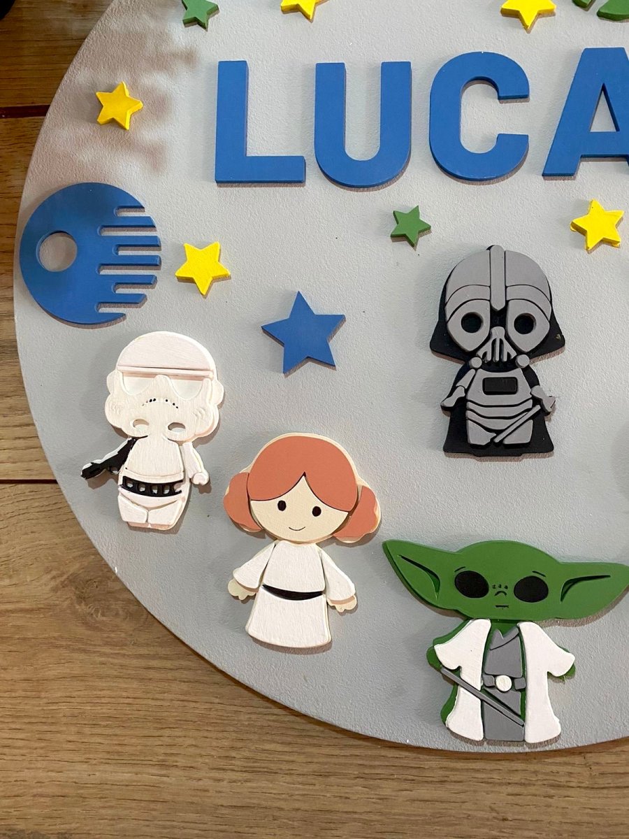 Stars Wars Collection Baby Boy Wall Hanging - Felt Craft RD