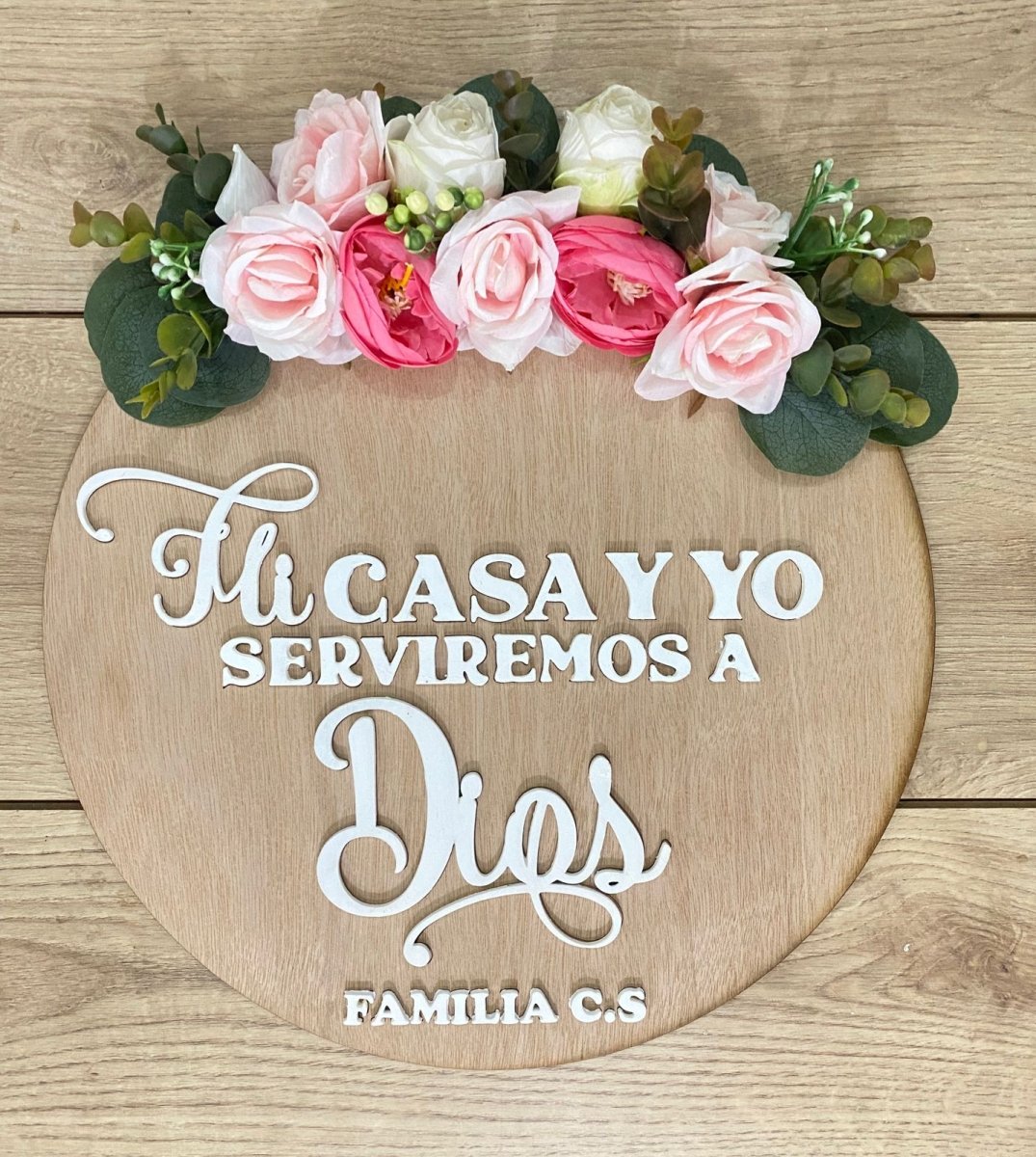 Tu casa y yo serviremos a - Felt Craft RD