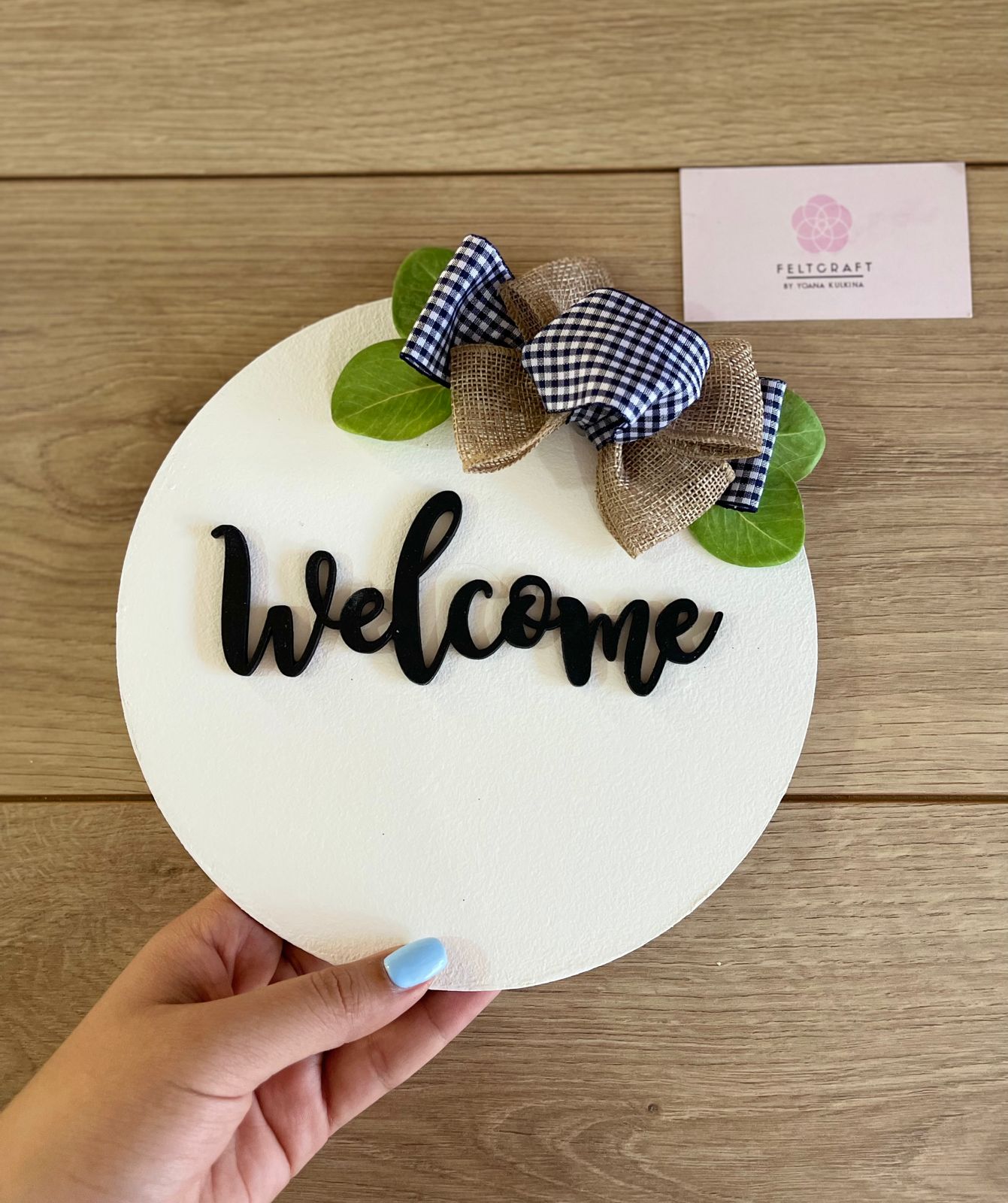 Welcome Home Door Hanger