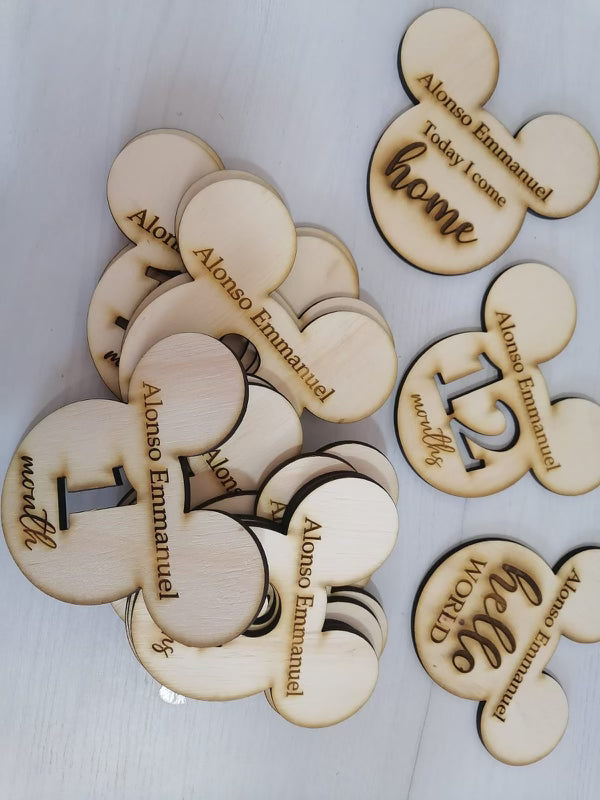 Month by month baby tags Girl Boy