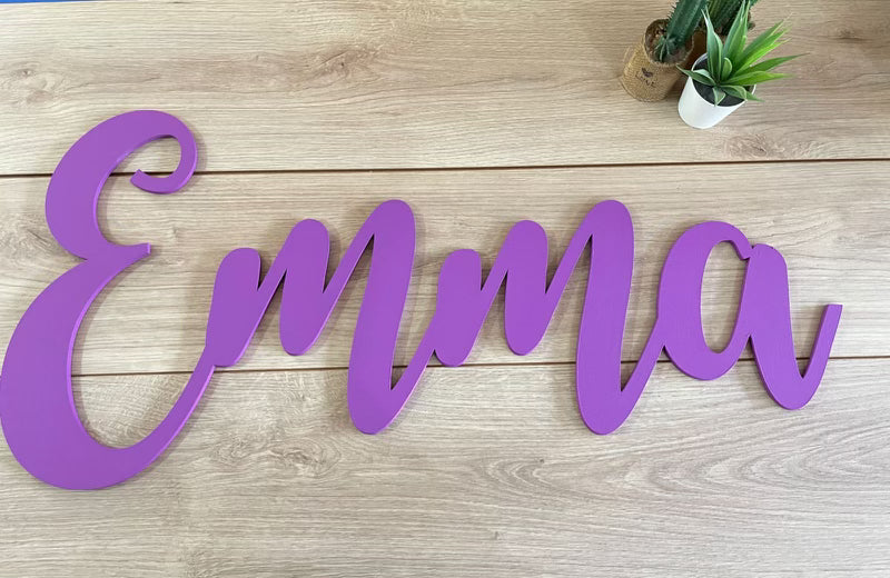 Nombre personalizado madera