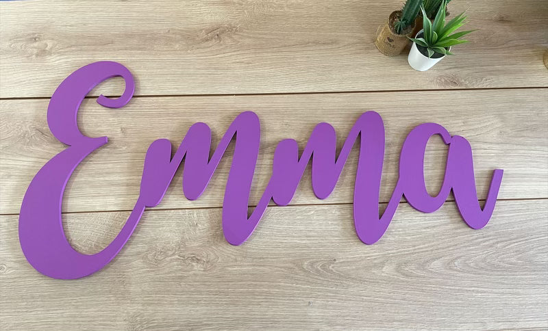 Nombre personalizado madera