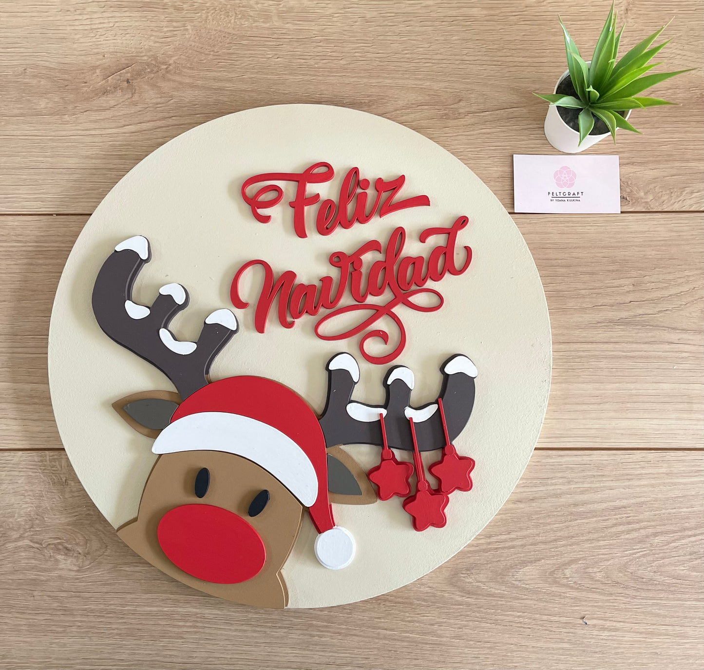 Feliz Navidad Door Hanger