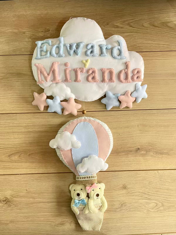 Colgante Aeronáutico Baby Boy Wall Hanging