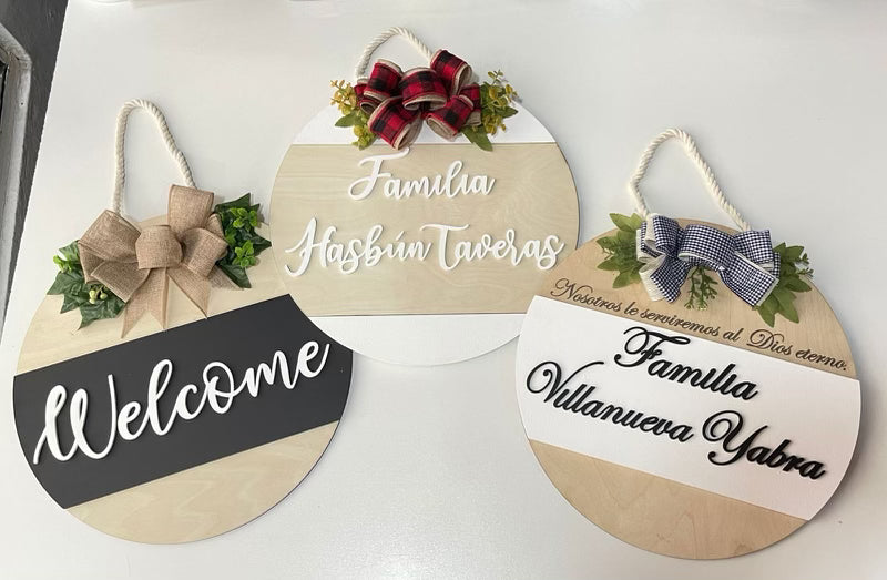 Letrero Familiar Navidad