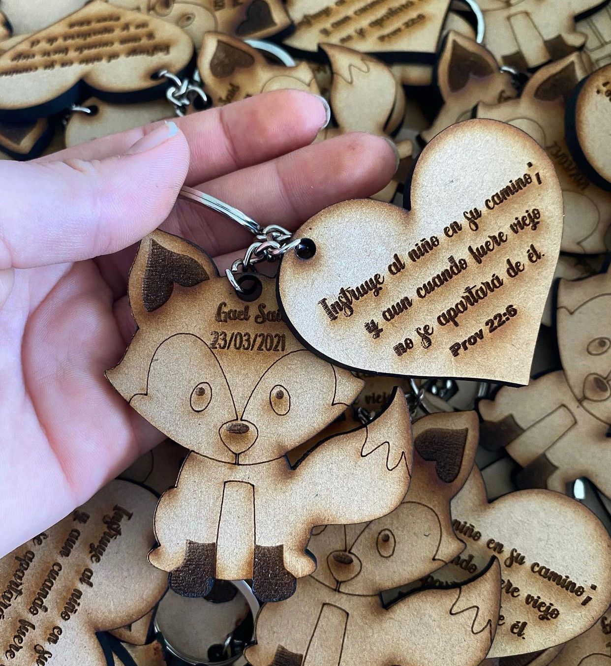 Llavero personalizado madera Distrito Nacional