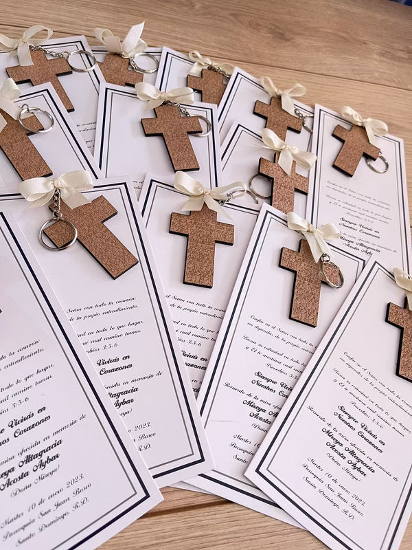 Invitación para bautizo personalizada en Santo Domingo - Felt Craft RD