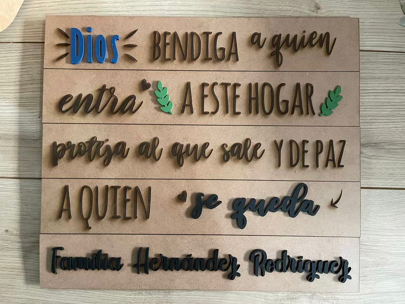 Letrero Personalizado