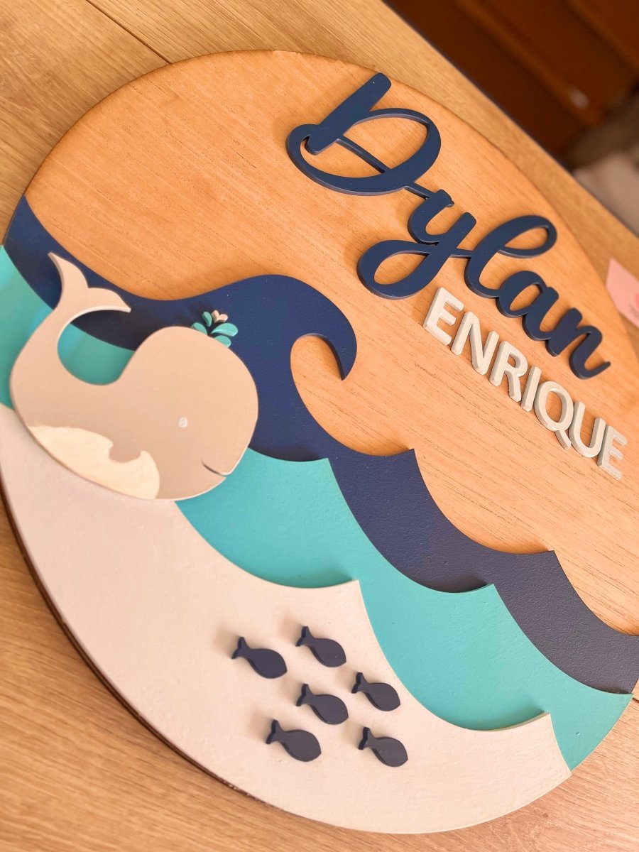 Sea & Whale Boy Wall Hanging - Felt Craft RD