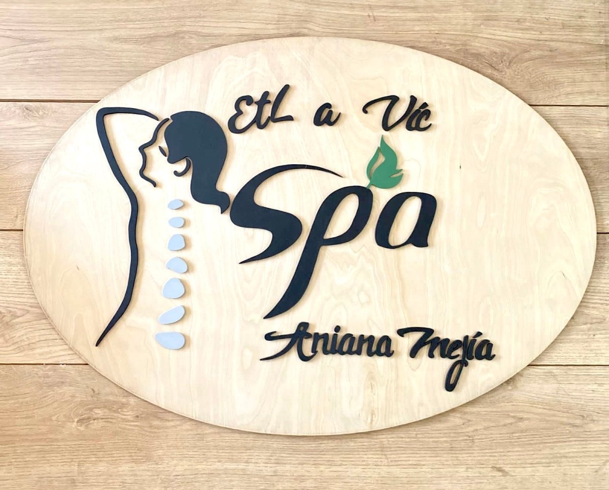 Spa Brand door hangers for business - Felt Craft RD