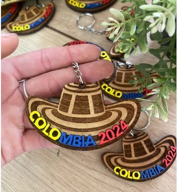 Llaveros personalizados para viajes, tours, agencias de viajes. - Felt Craft RD