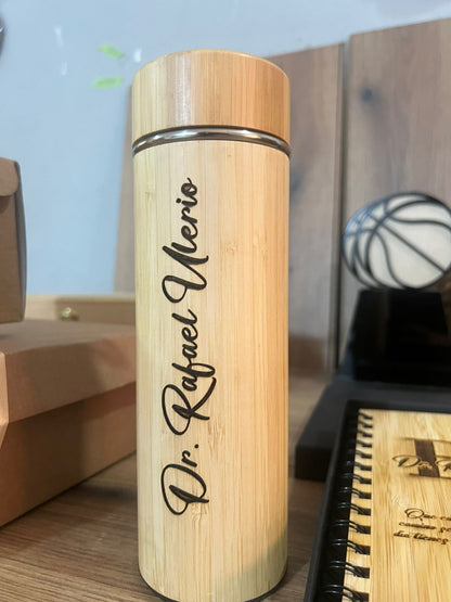 Set personalizado libreta termo lapicero y memoria usb