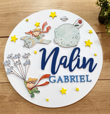 Colgante personalizado para habitación del niño