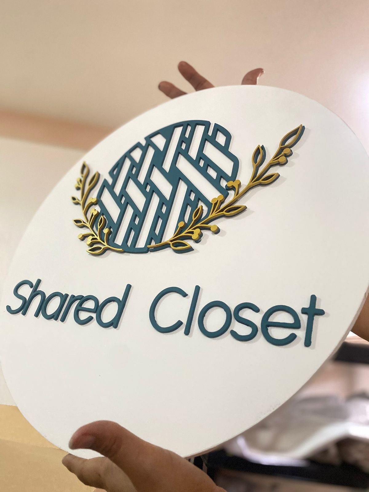 door hangers for business Shared closet brand