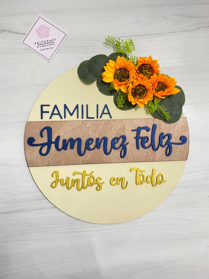 Sunflower Welcome Home Hanger