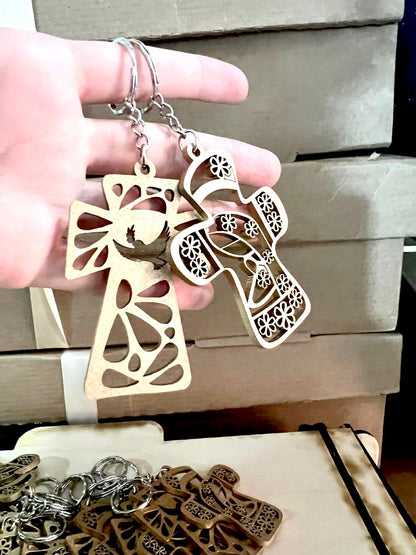 Llaveros personalizados en madera