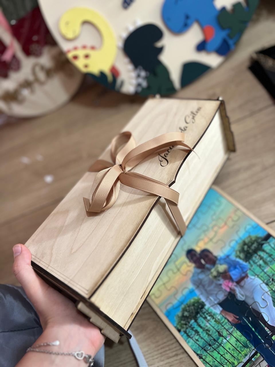 Caja personalizada en madera