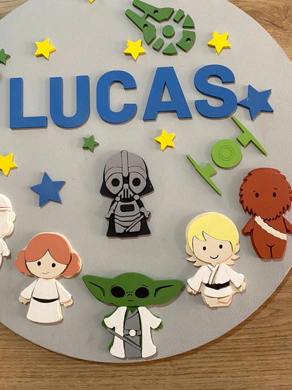 Stars Wars Collection Baby Boy Wall Hanging