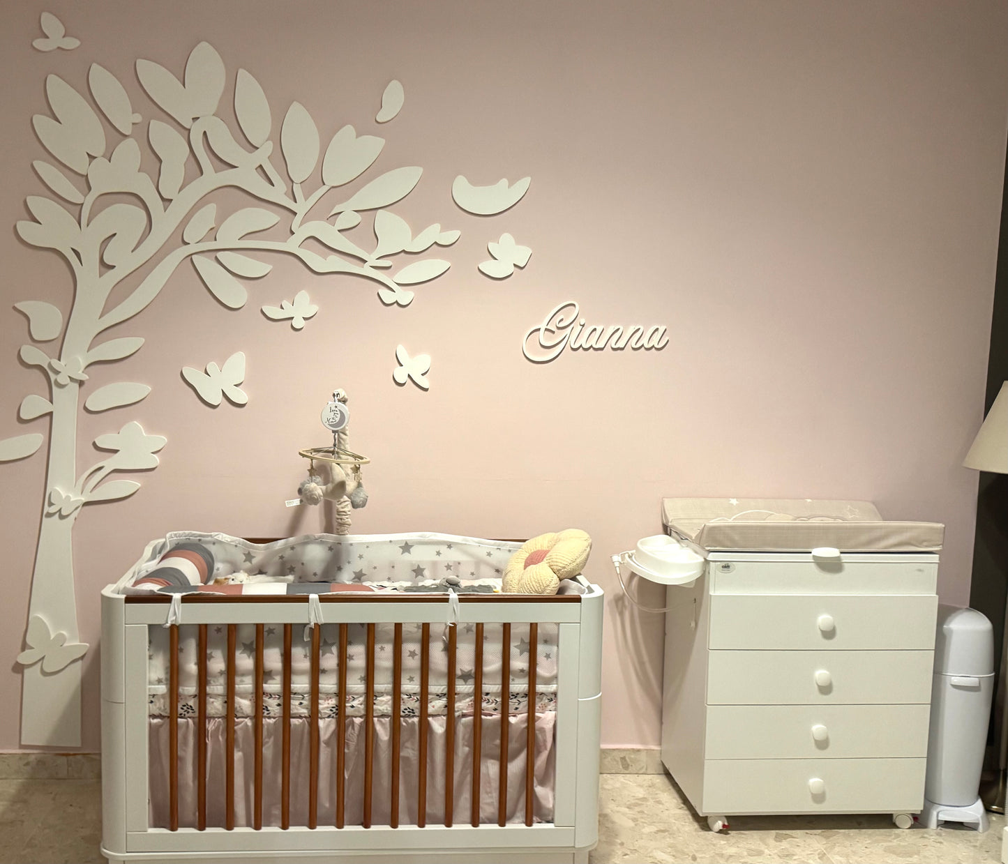 Arbol de pared con nombre