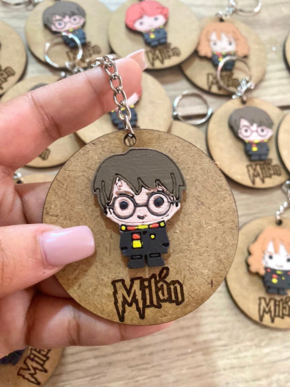 Llaveros de Harry Potter en madera personalizados Santo Domingo