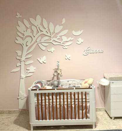 Arbol de pared con nombre