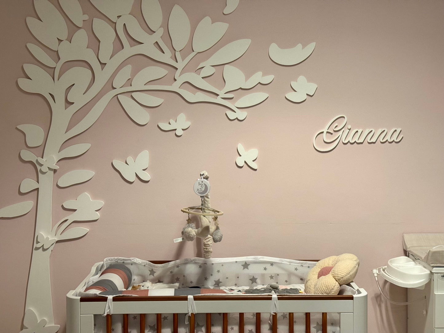 Arbol de pared con nombre