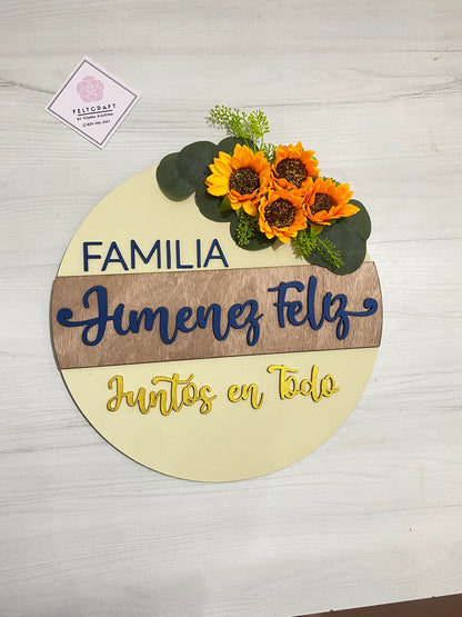 Sunflower Welcome Home Hanger