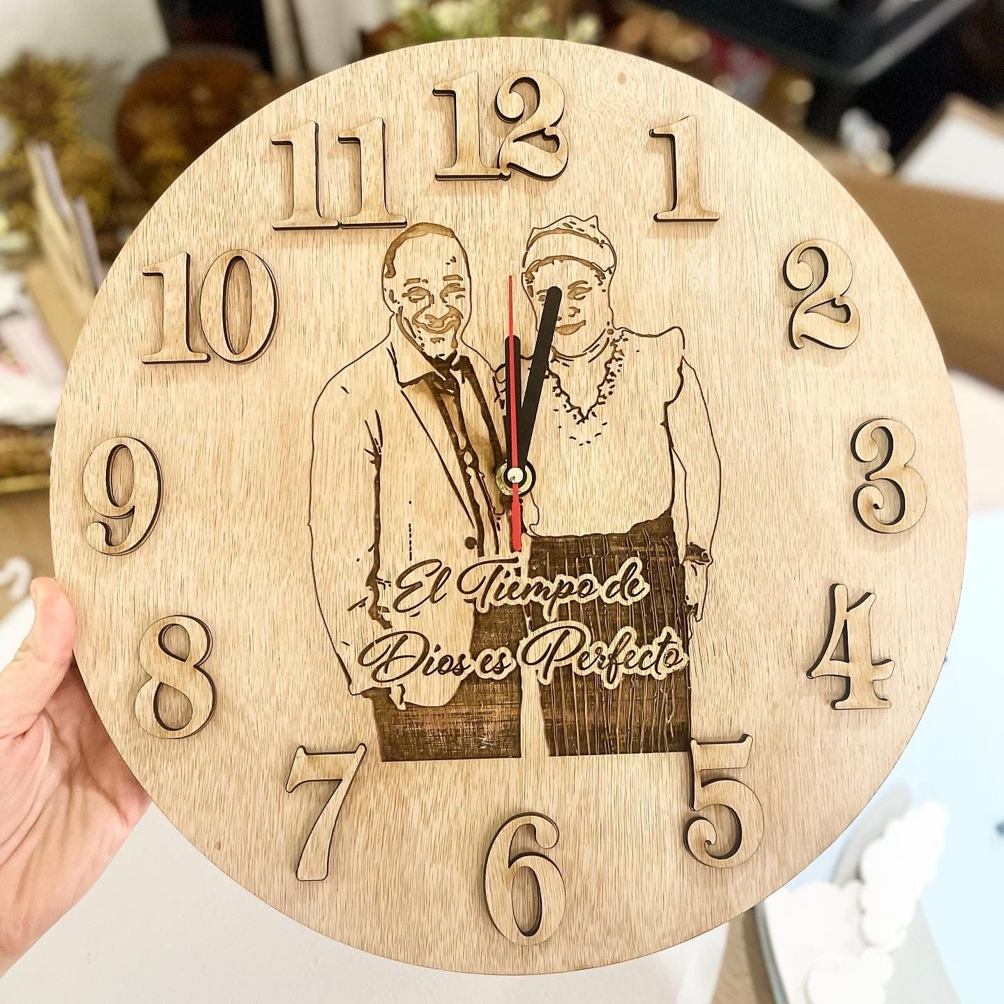 Wooden Clock Customize