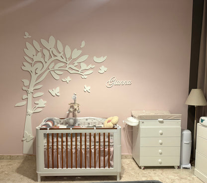 Arbol de pared con nombre